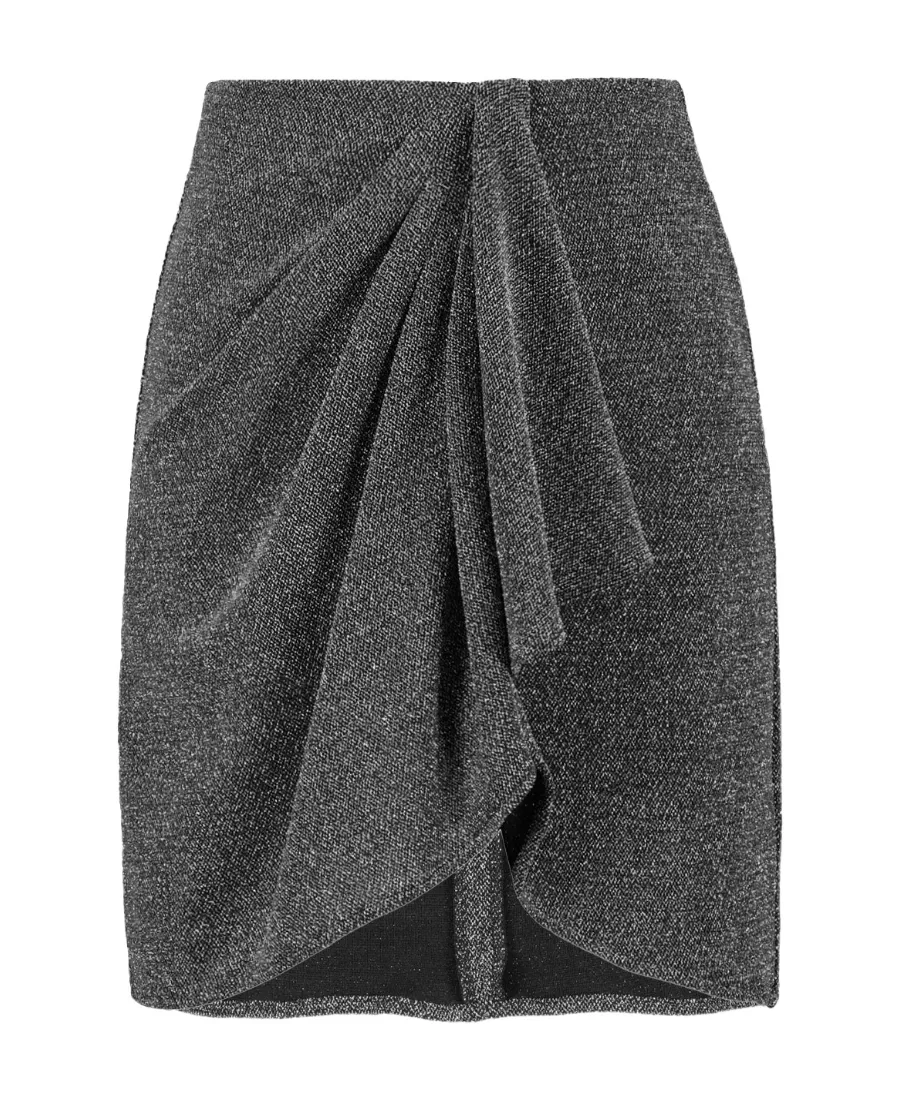 Shimmer Draped Skirt