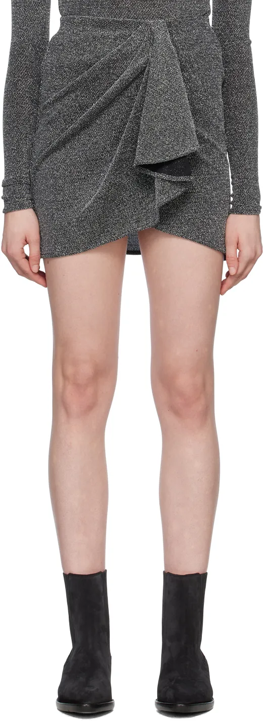 Shimmer Draped Skirt