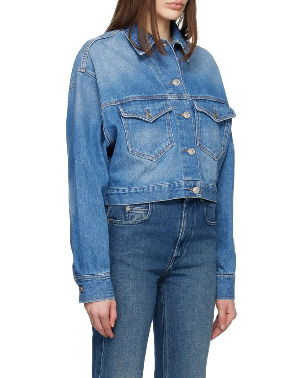 Cropped Denim Jacket