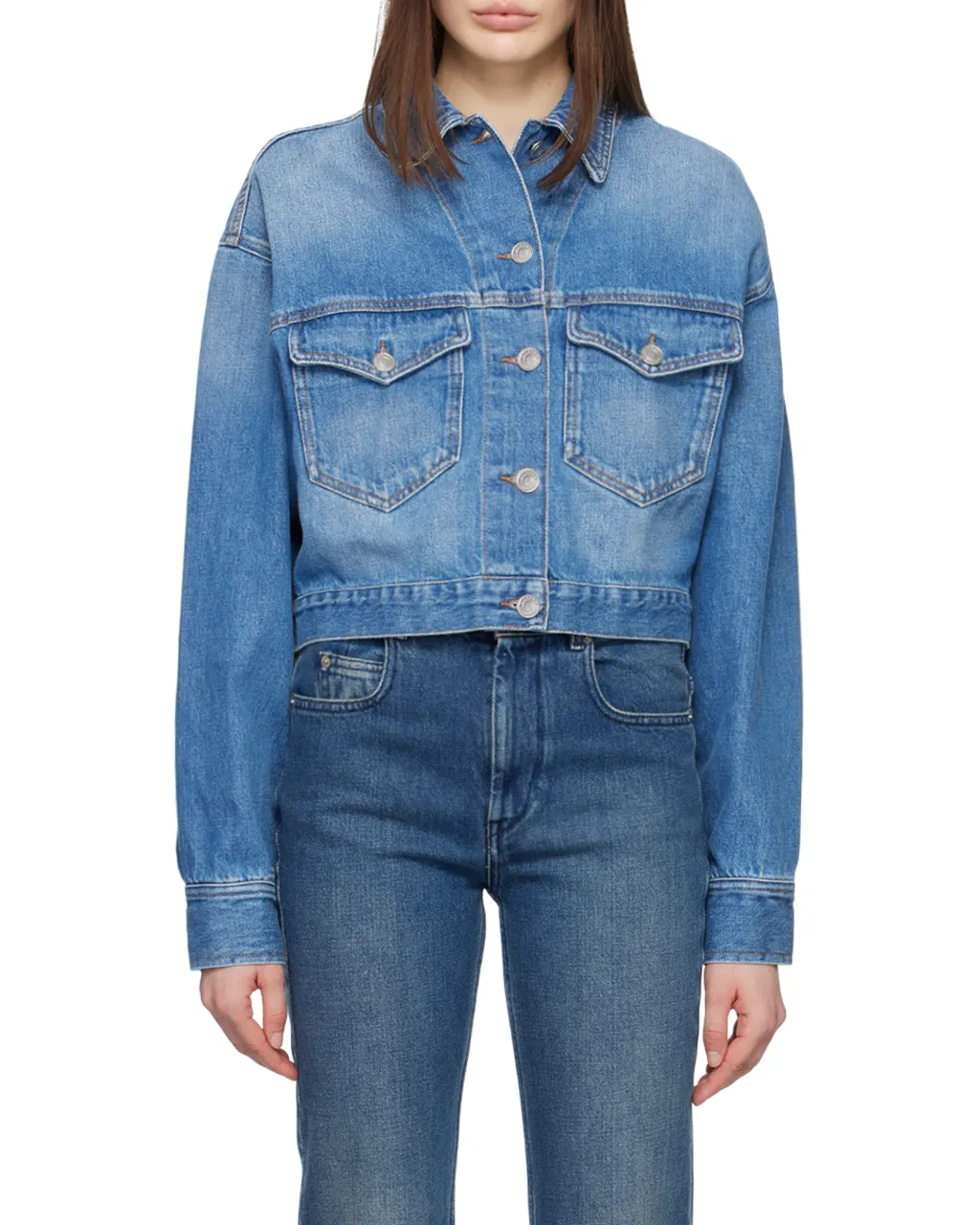 Cropped Denim Jacket