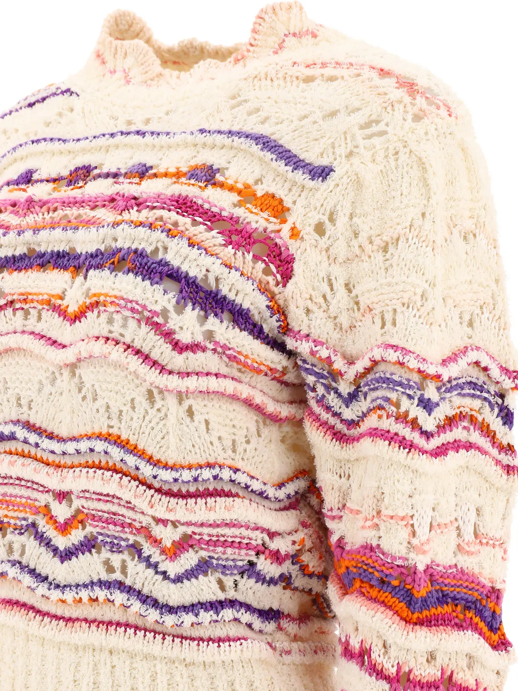 Knitted Cotton-Blend Sweatshirt