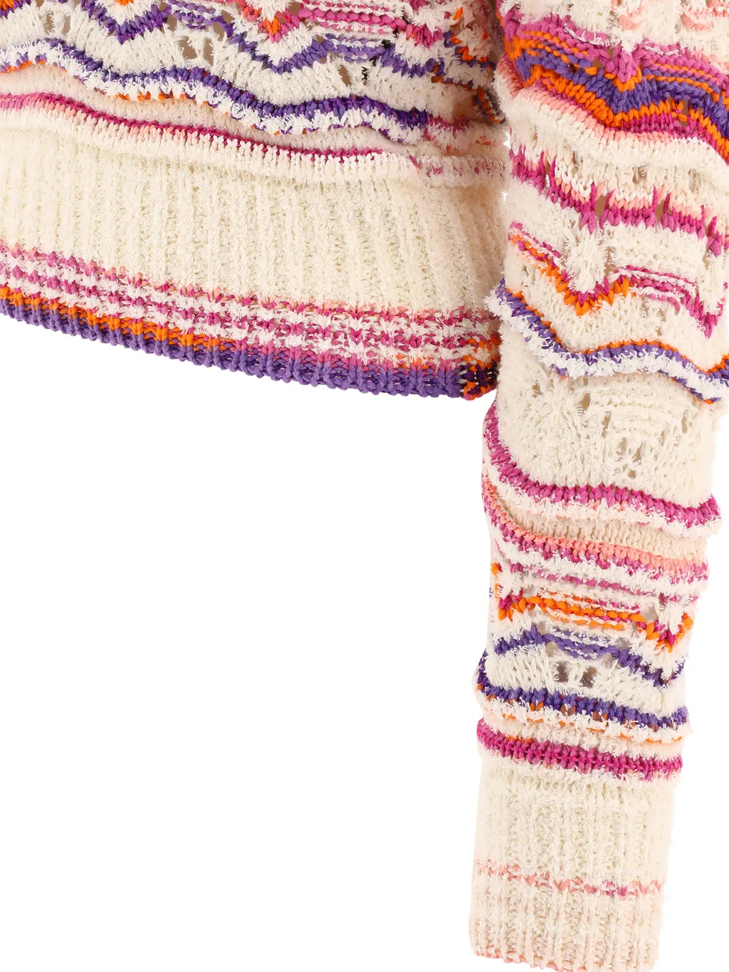Knitted Cotton-Blend Sweatshirt