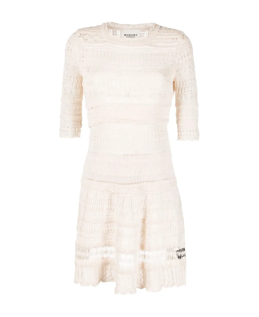 Knitted Cotton Mini Dress