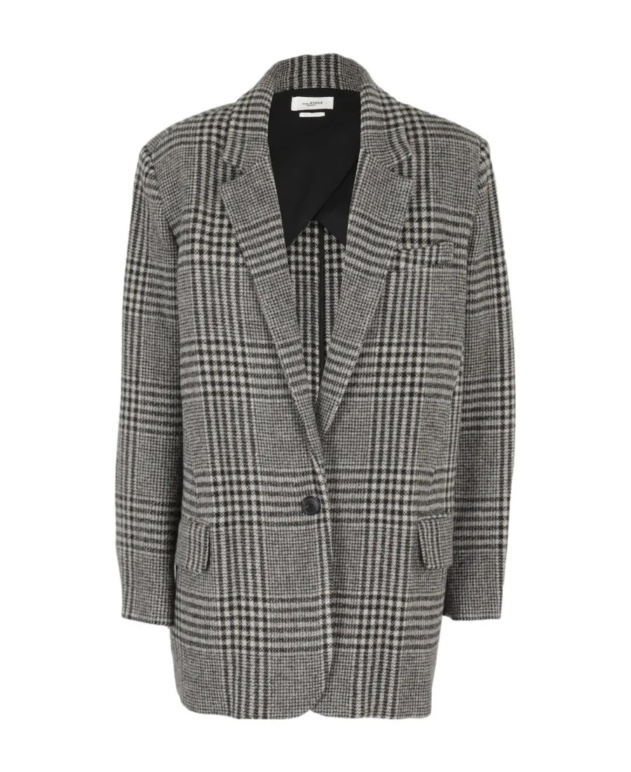 Cikaito Oversized Plaid Coat