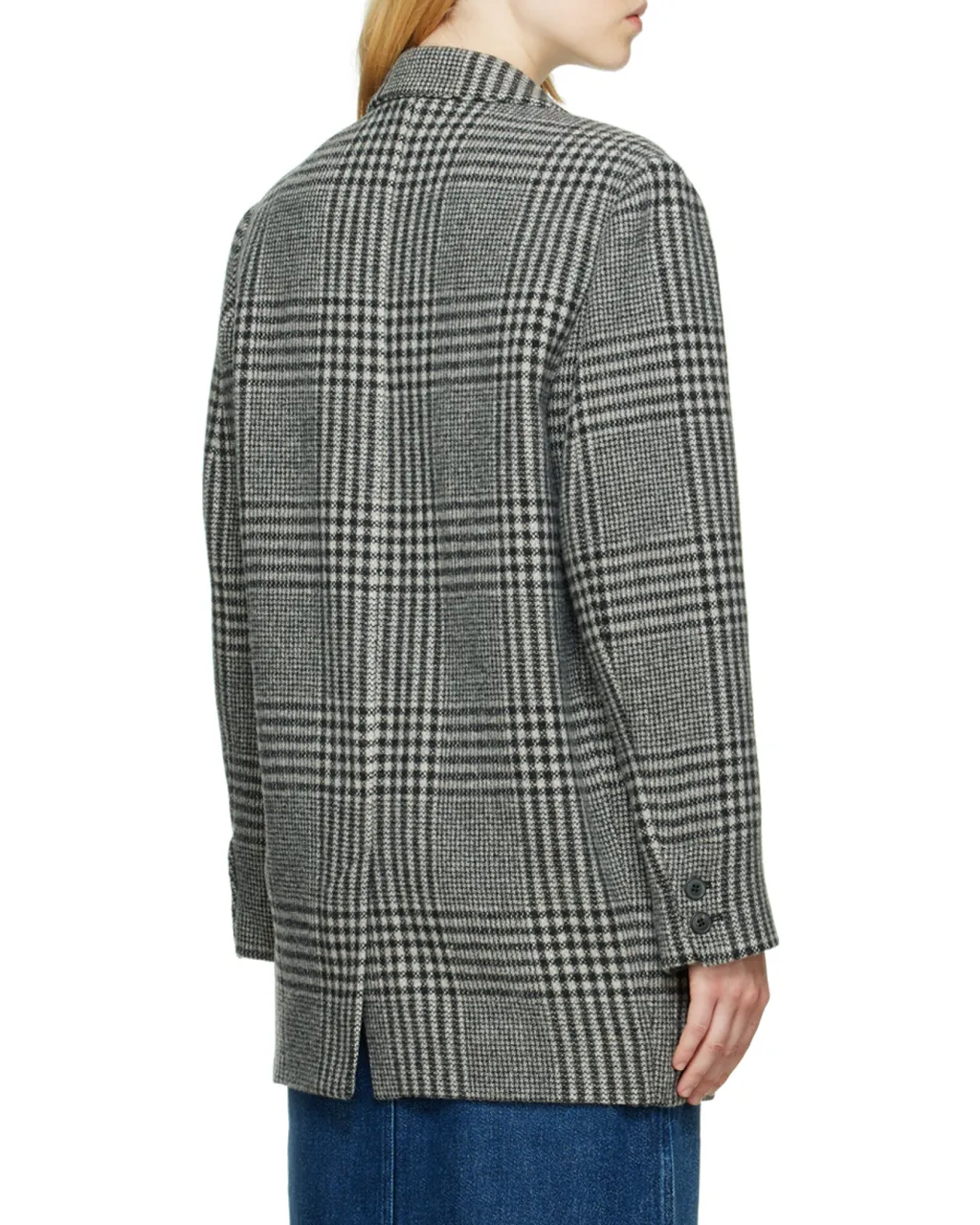 Cikaito Oversized Plaid Coat