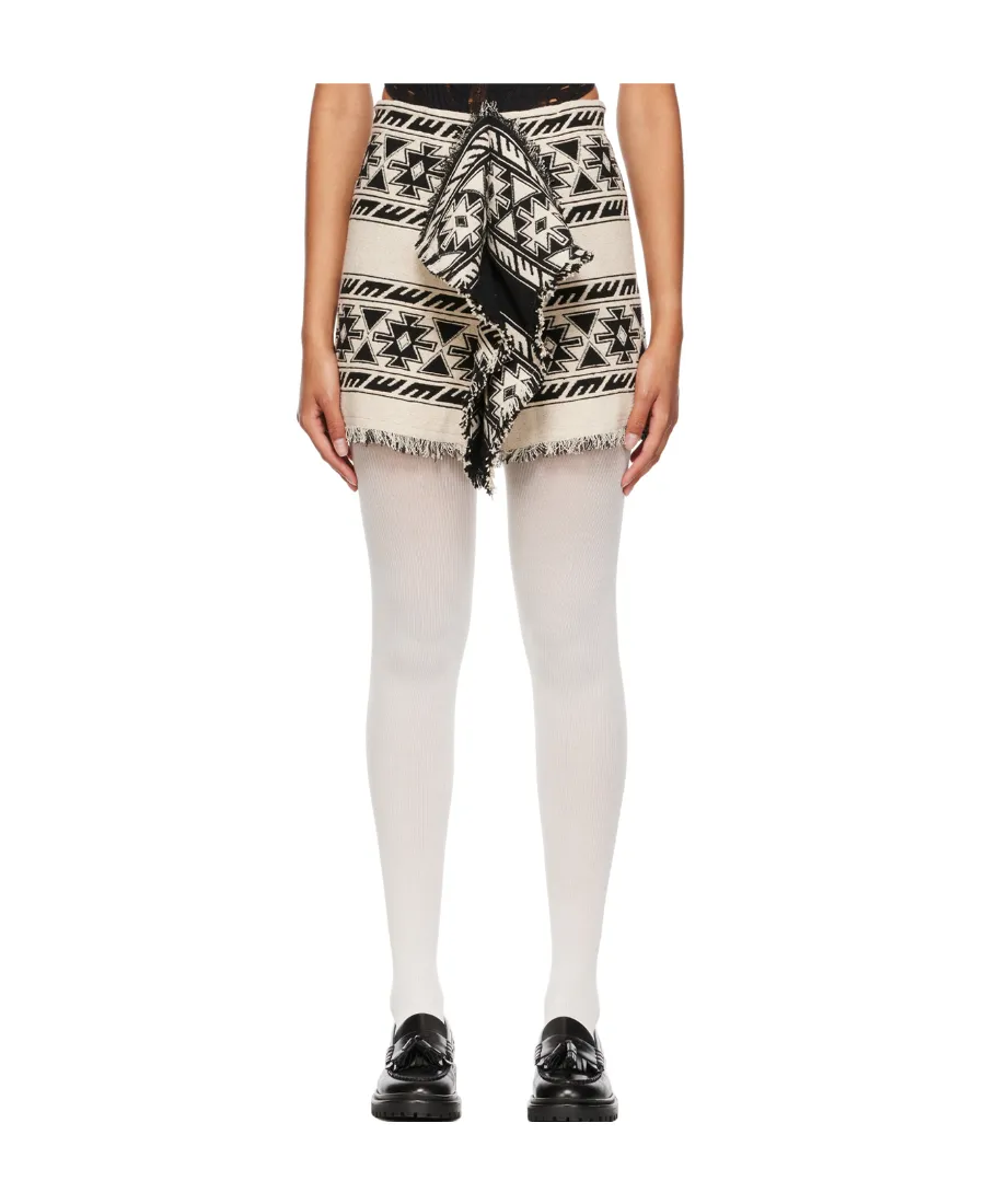 Logo Trimmed Skirt