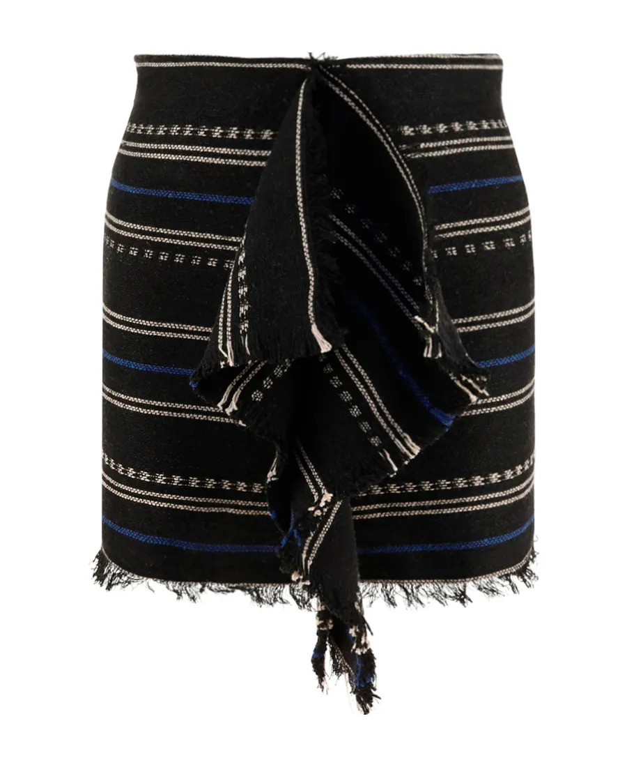 Jiloa Fringed Mini Skirt