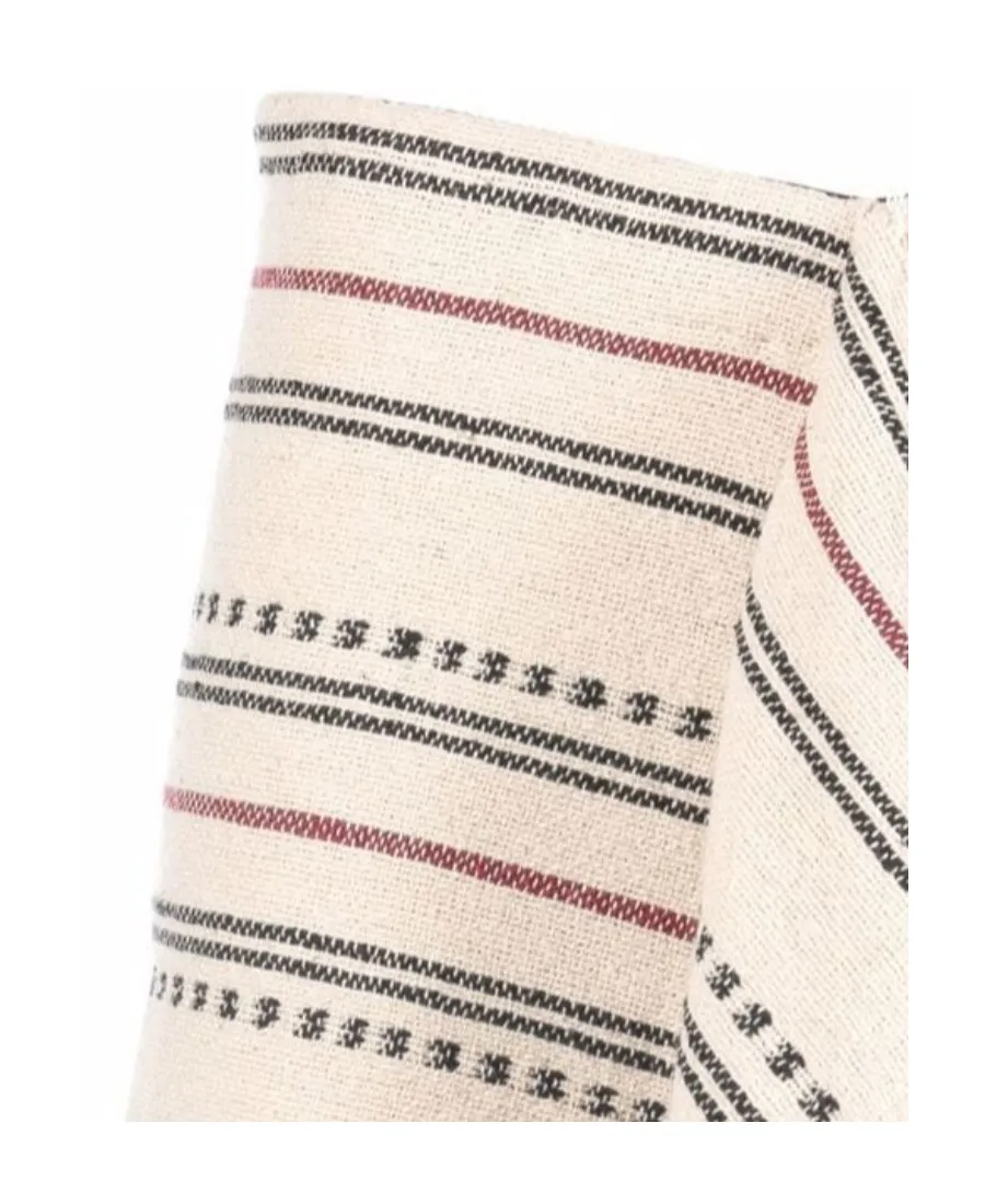 Striped Asymmetric Mini Skirt