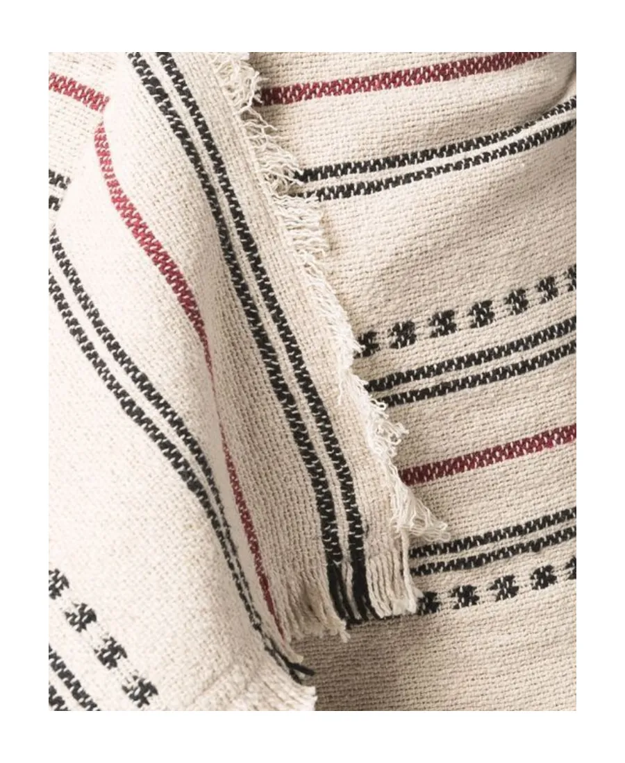 Striped Asymmetric Mini Skirt