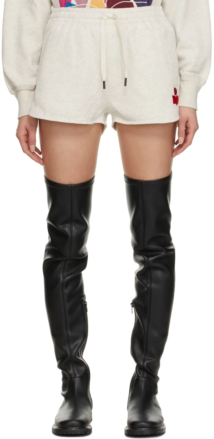 Logo-Print Drawstring Shorts