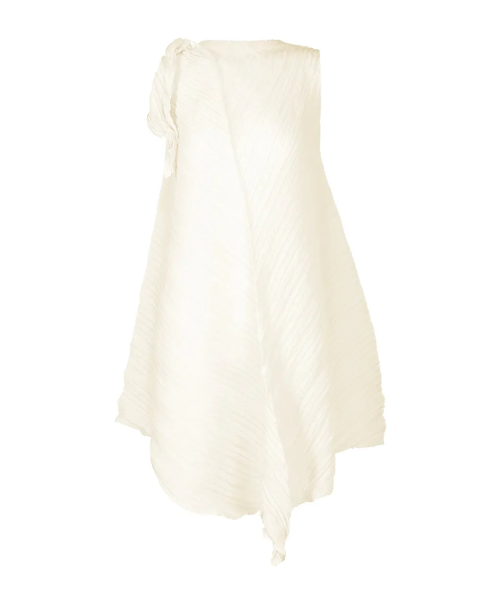 Ruffled Twist Mini Dress