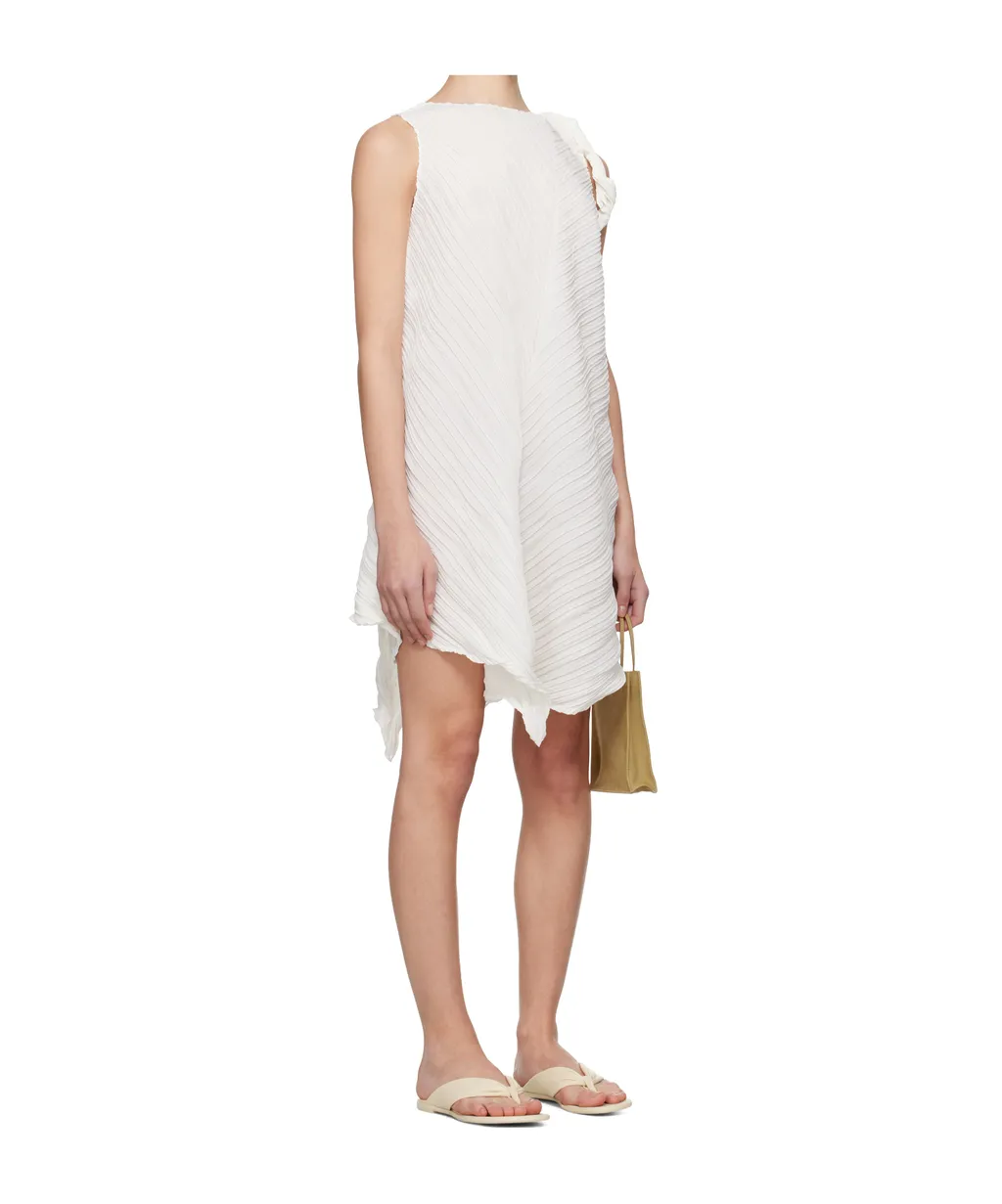 Ruffled Twist Mini Dress