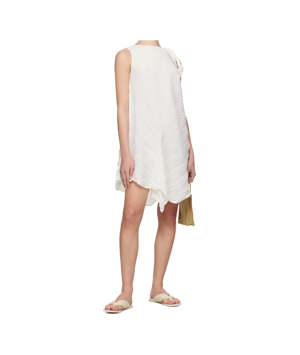 Ruffled Twist Mini Dress