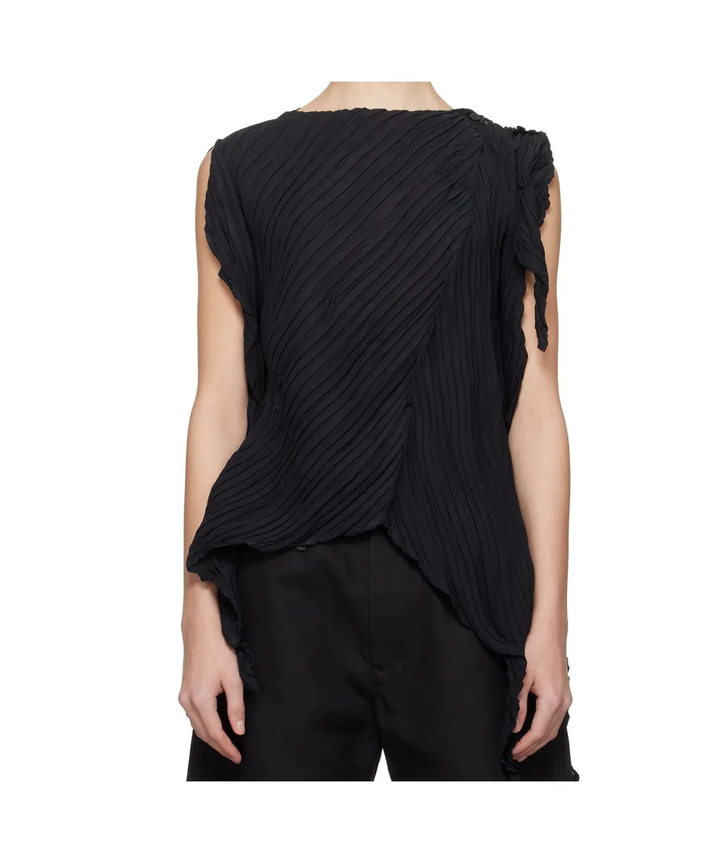 Wrinkled And Twisted Top