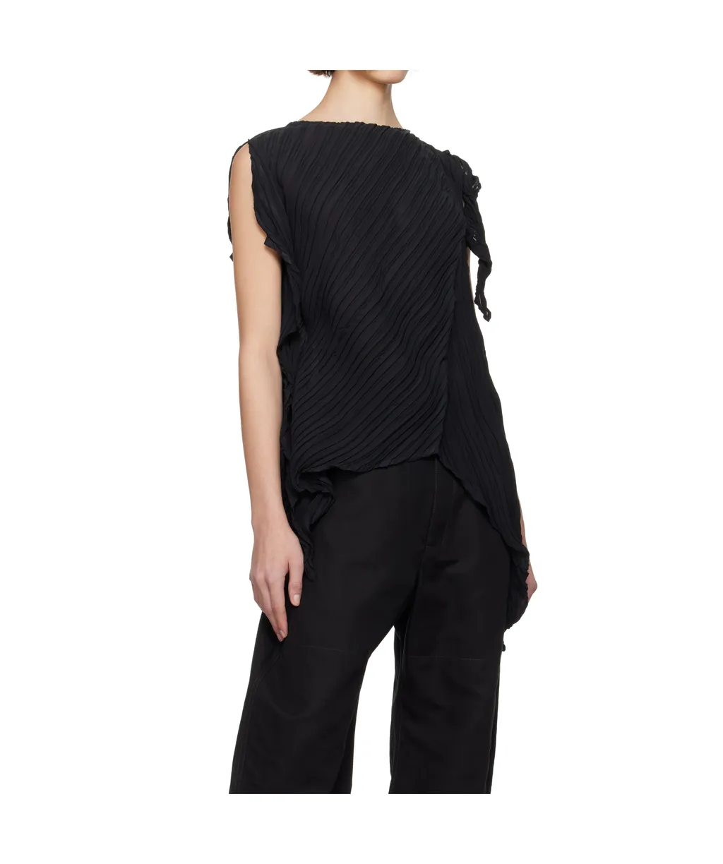Wrinkled And Twisted Top