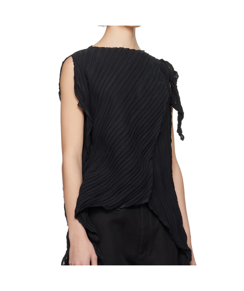 Wrinkled And Twisted Top