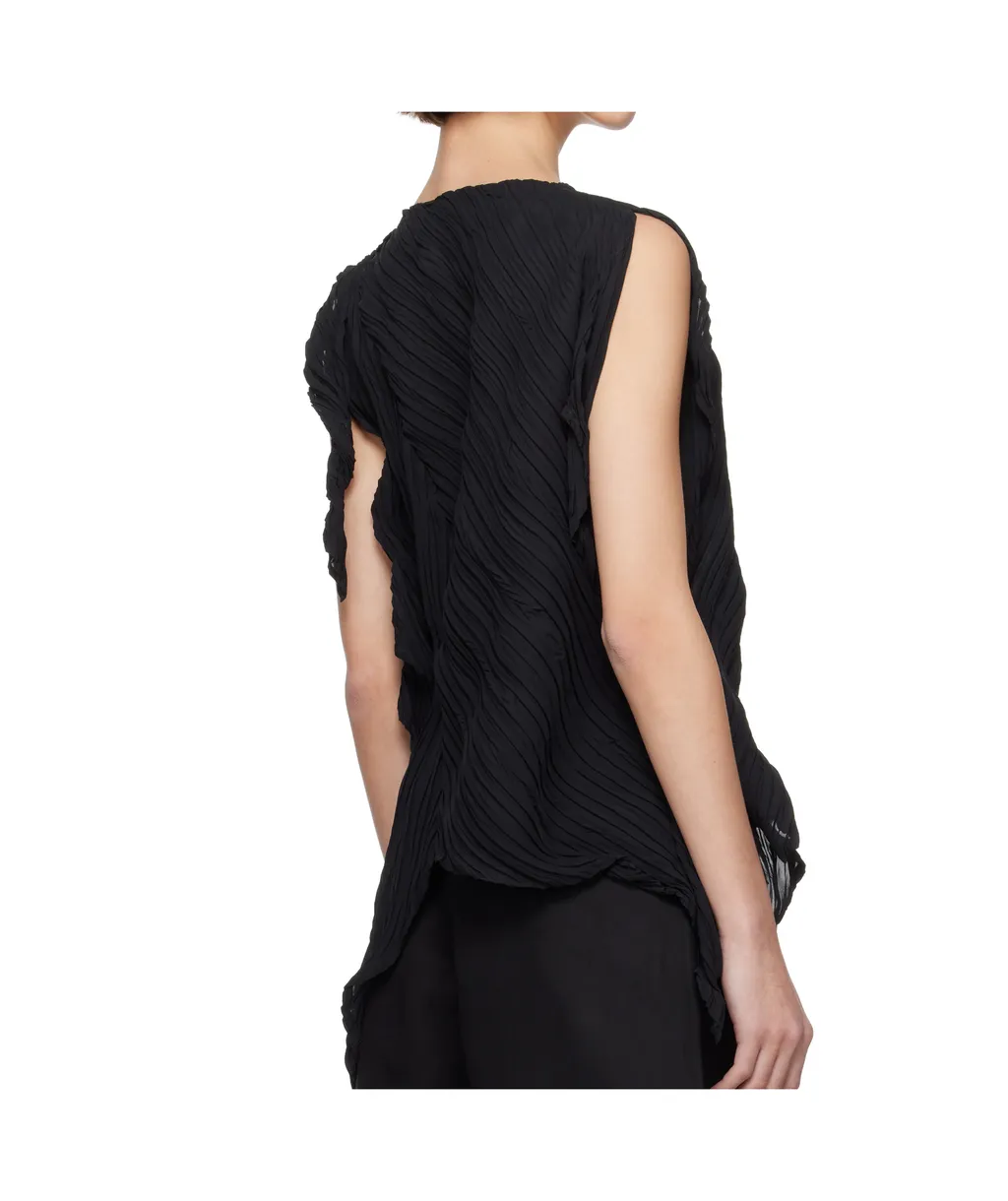 Wrinkled And Twisted Top