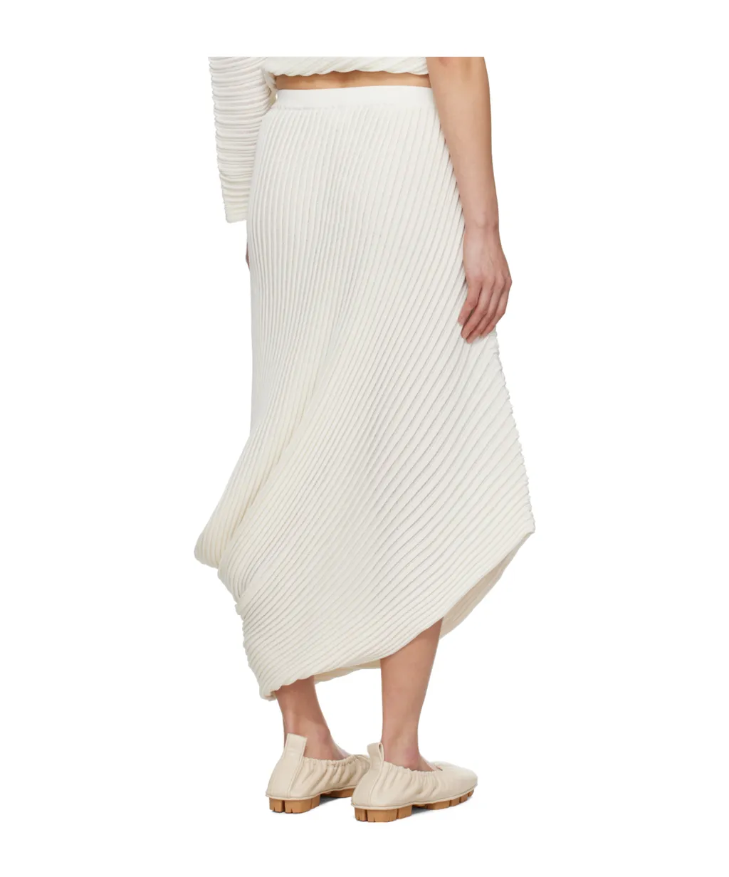 Stream Knitted Midi Skirt