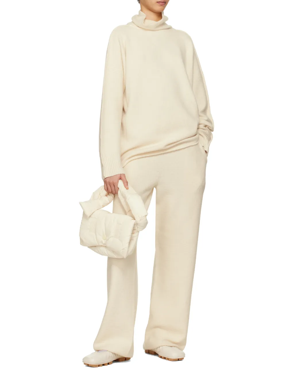 Cotton & Alpaca Knit Turtleneck