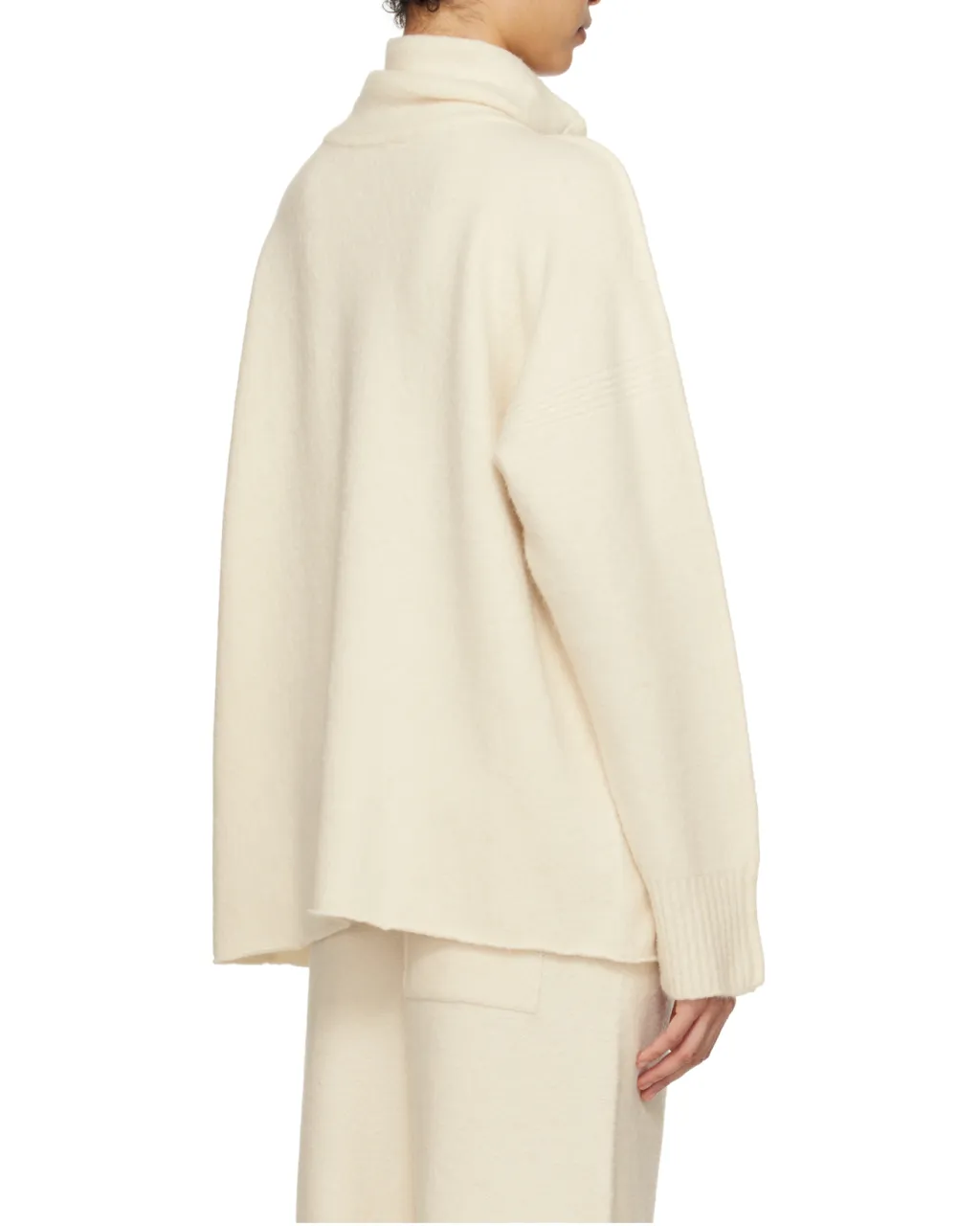 Cotton & Alpaca Knit Turtleneck