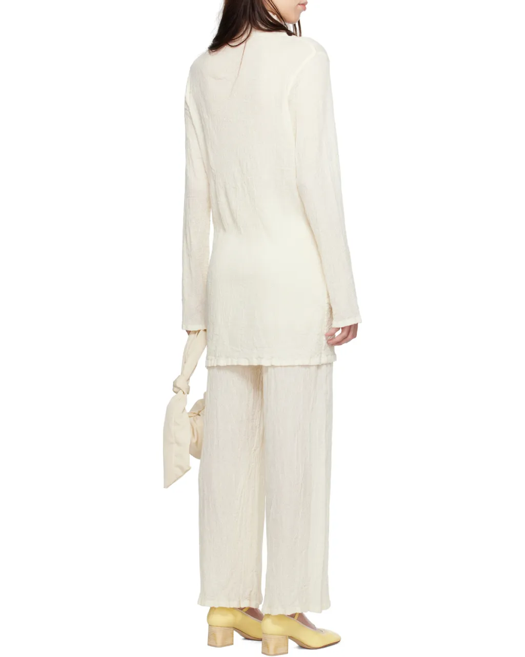 Long-Sleeved Wool Dress