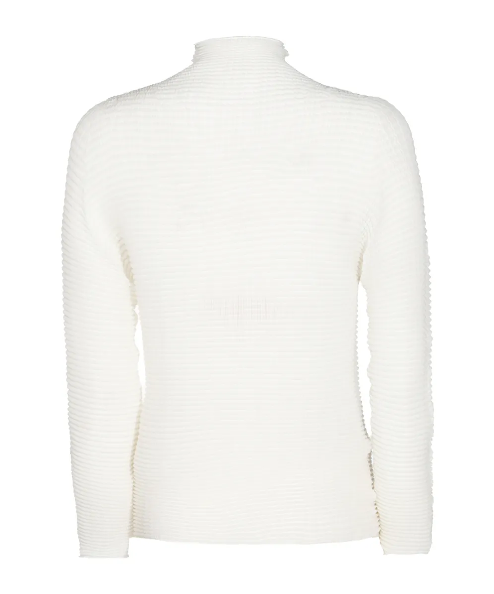 Pleats Bk/Wt-48 Top