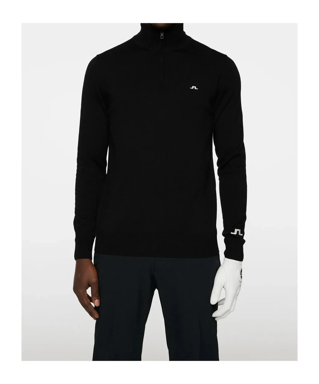 Half-Zip Fine-Knit Jumper