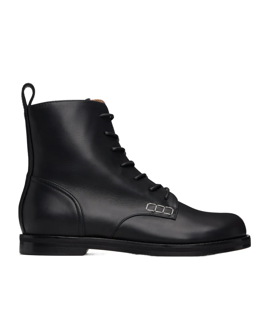 Lace-Up Ankle Boots
