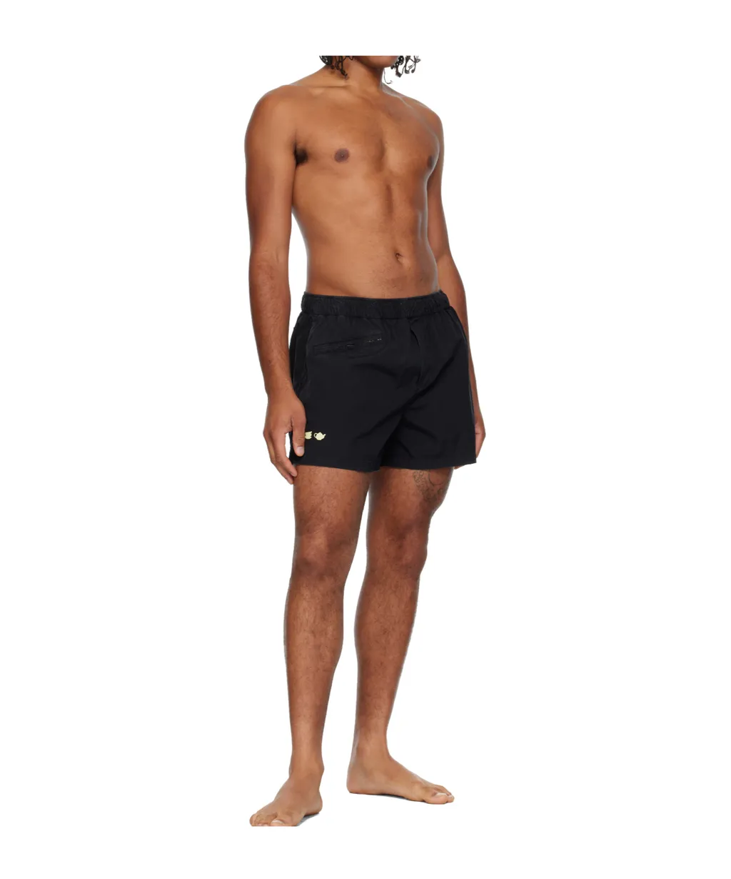 Anchor-Embroidered Shorts