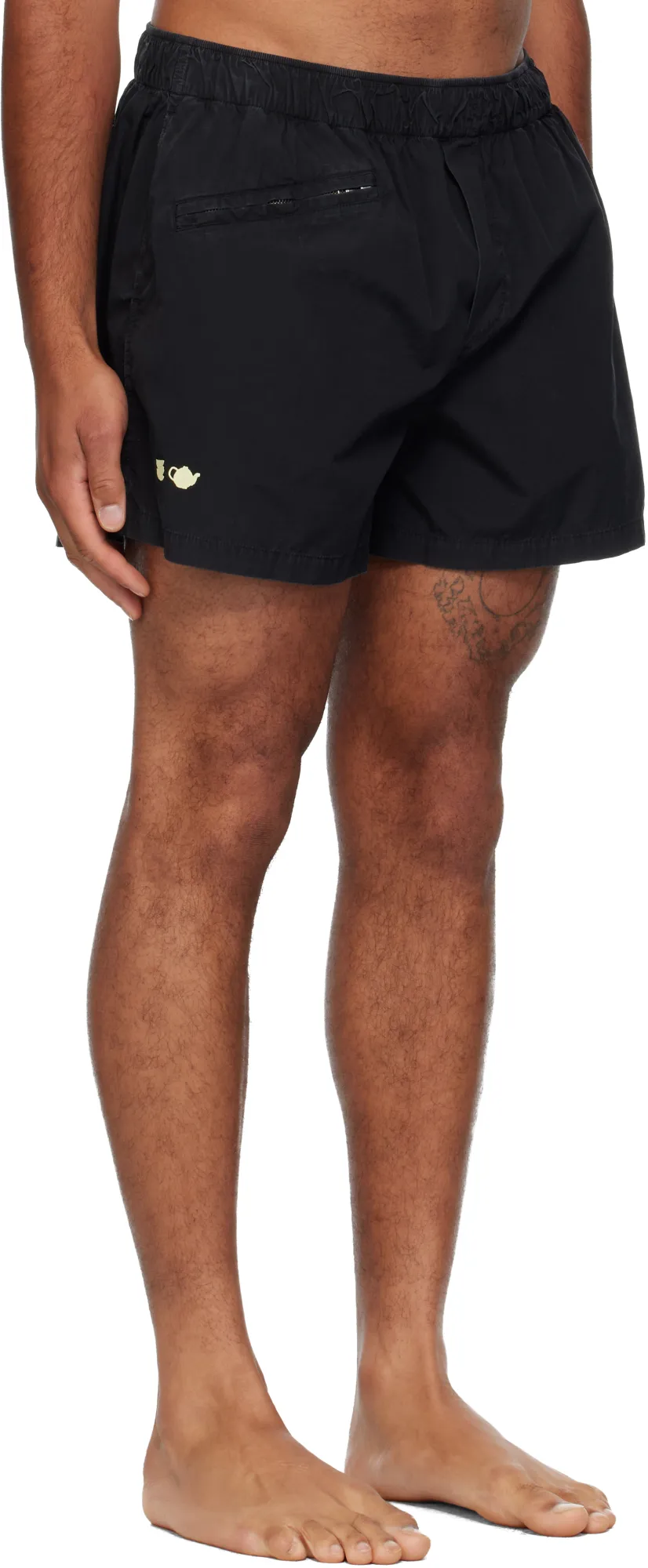 Anchor-Embroidered Shorts