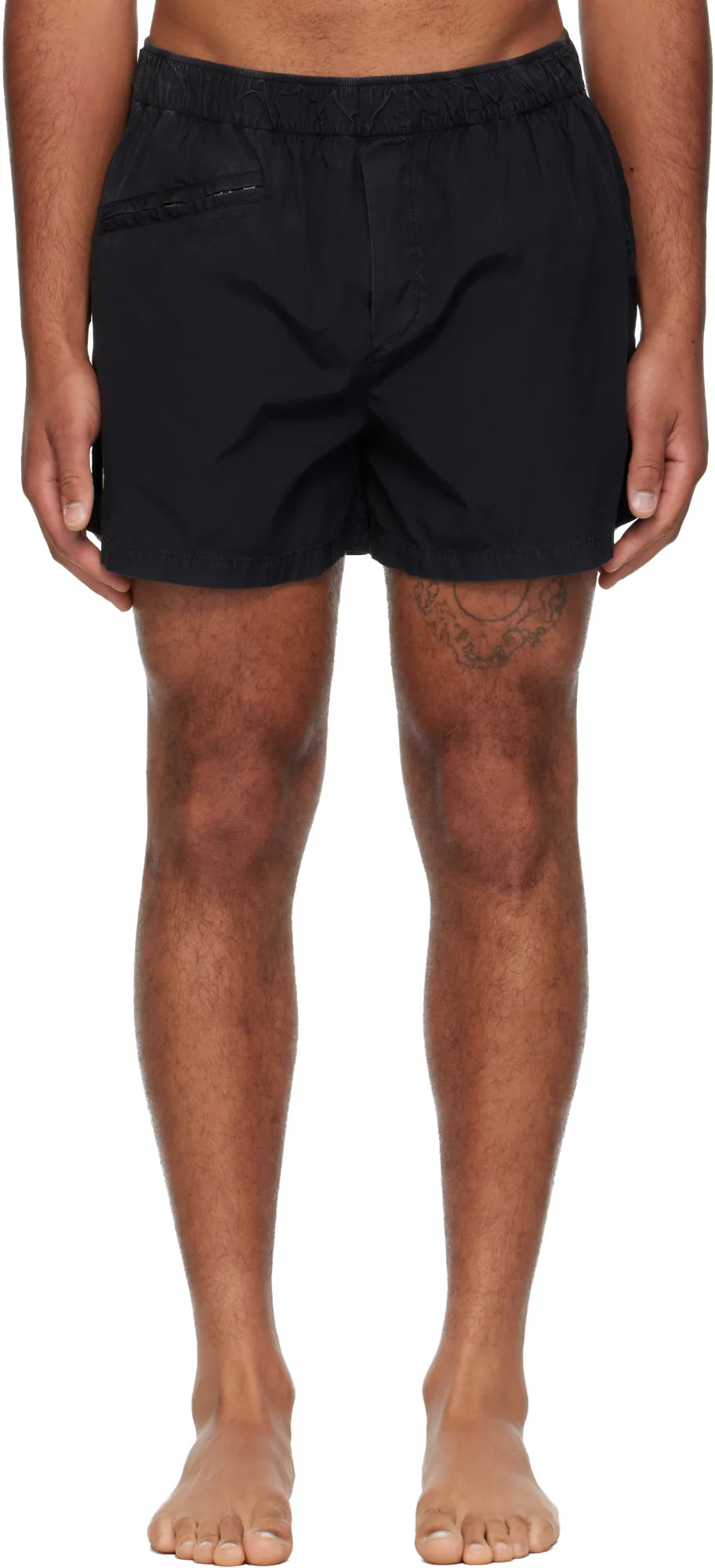 Anchor-Embroidered Shorts