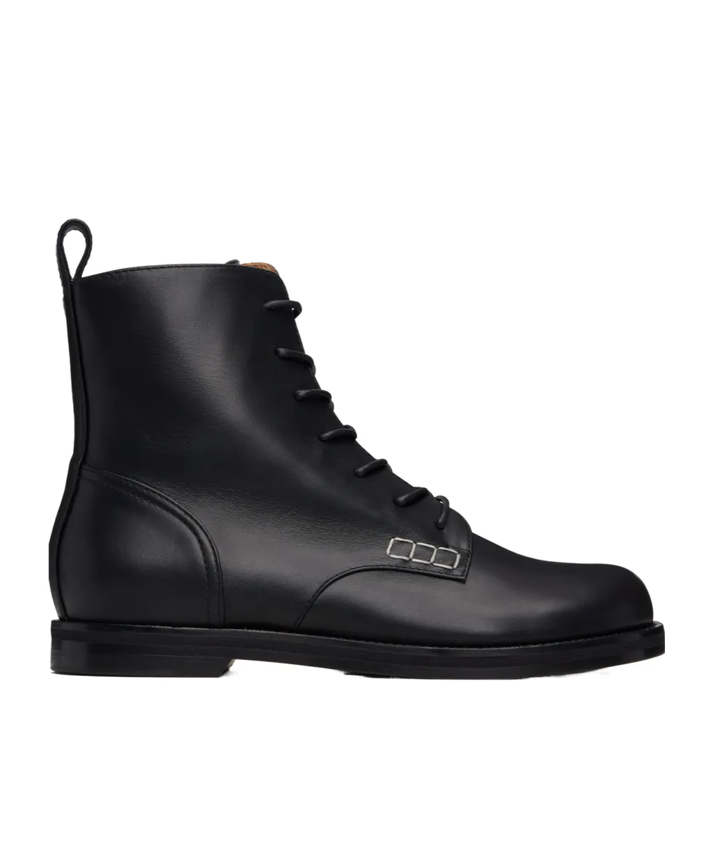 Lace-Up Ankle Boots