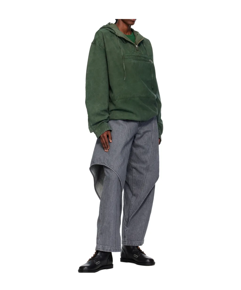 Cotton Twill Pullover Jacket