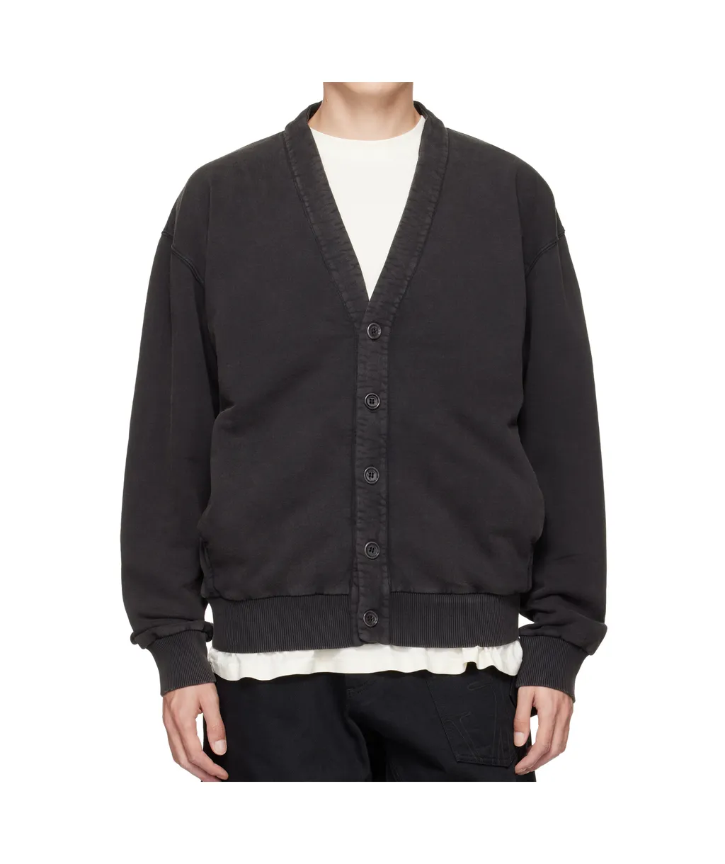 Buttoned V-Neck Cardigan