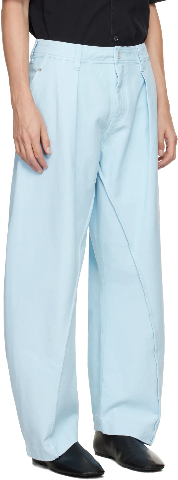 Twist Stitching Trousers
