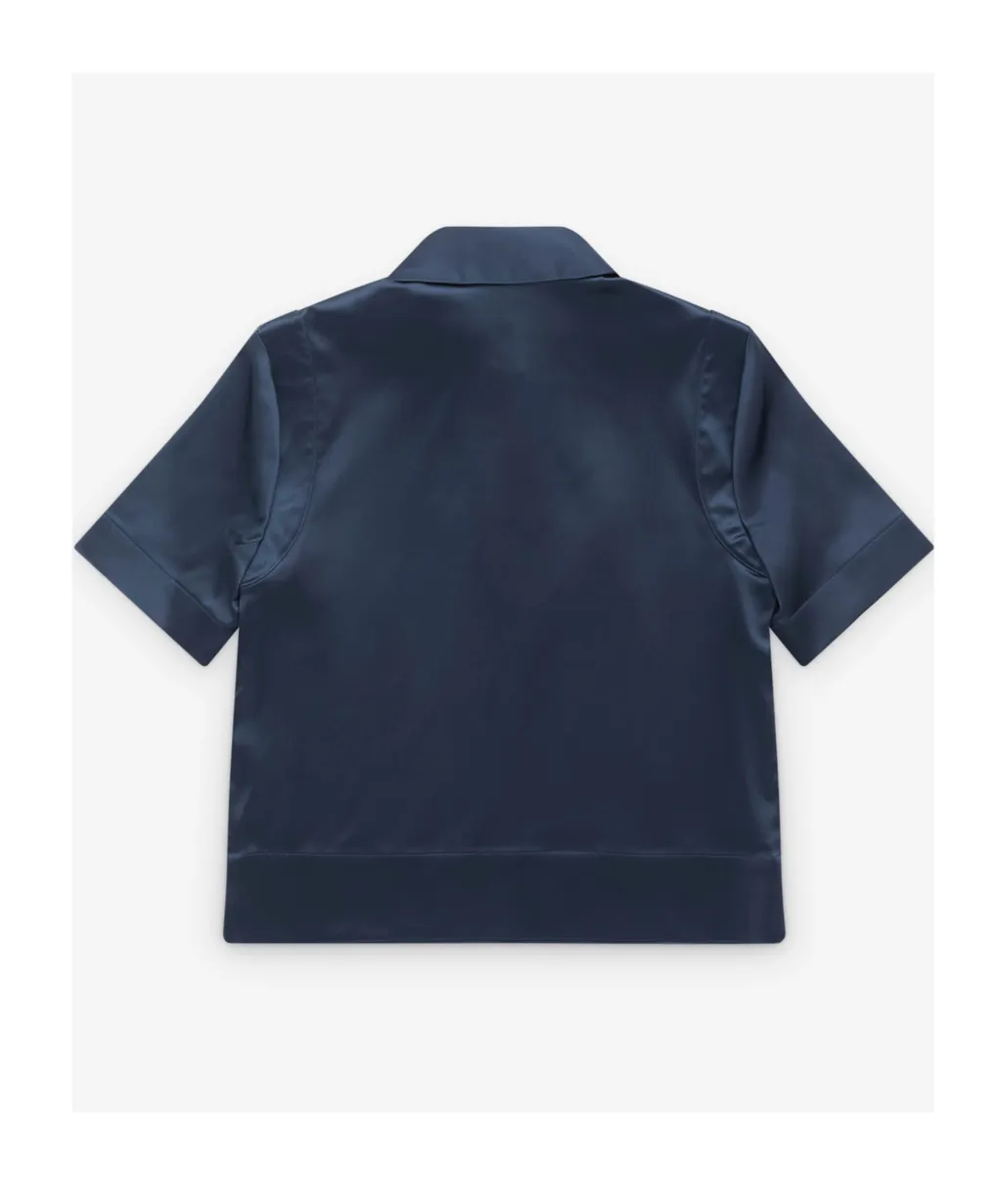 Satin Polo Shirt