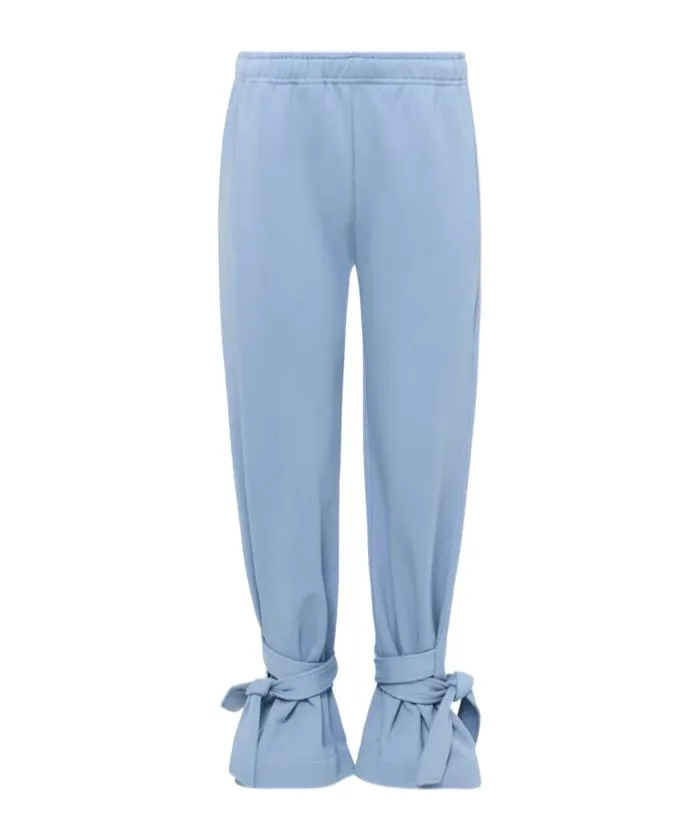 Tie-Fastening Cotton Trousers