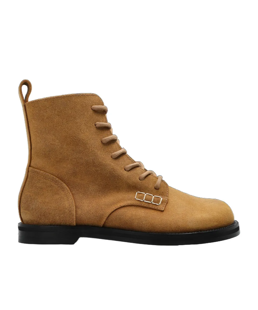 Lace-Up Ankle Boots