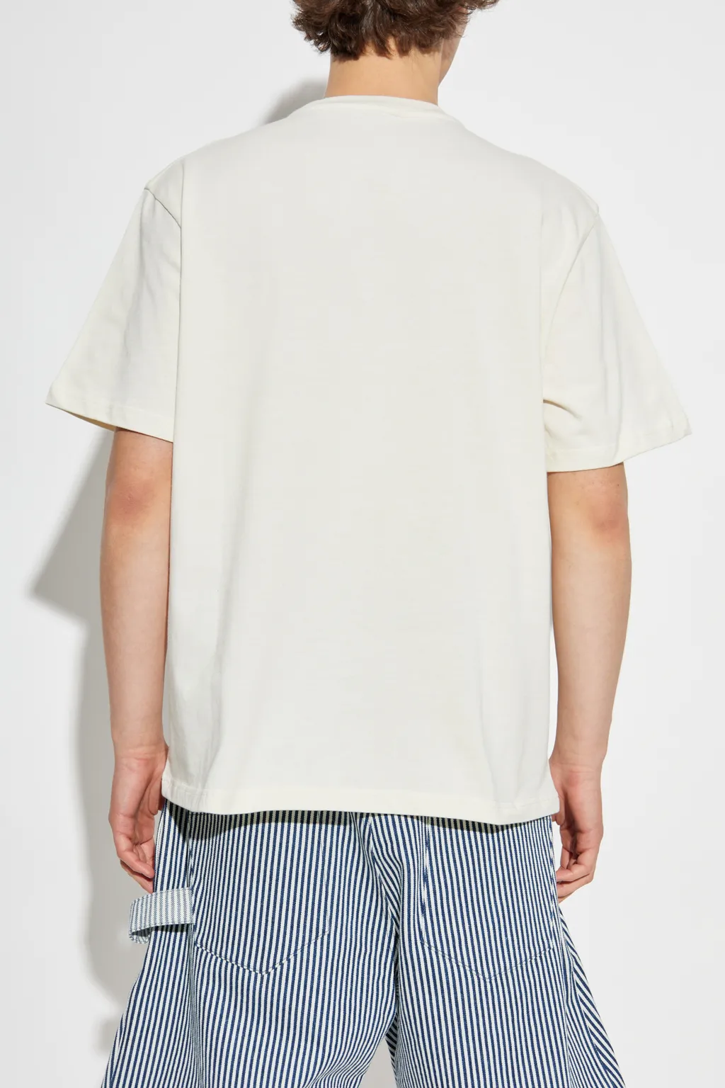 Flocked-Logo Crewneck T-Shirt