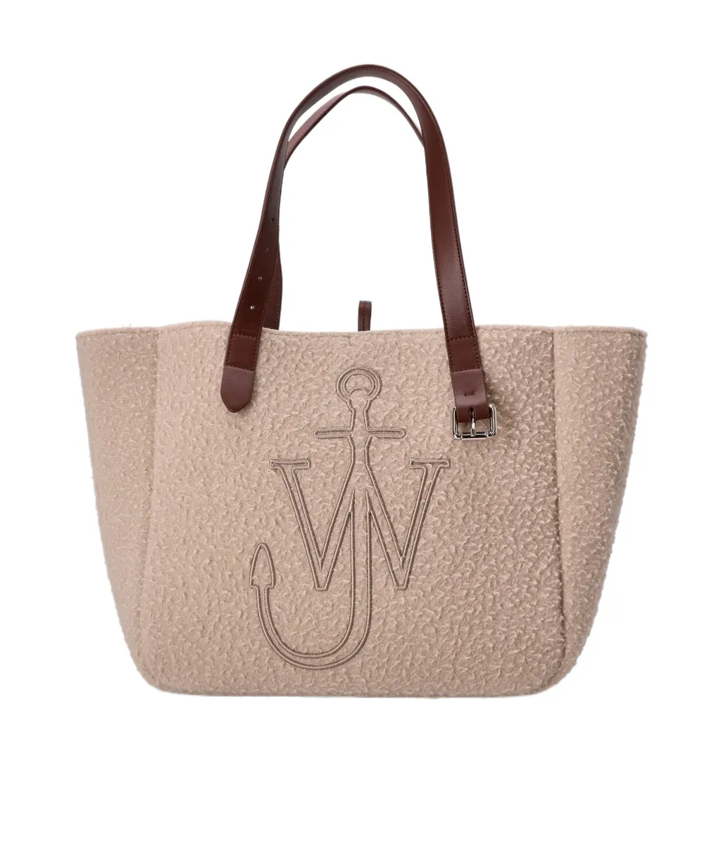 Logo Embroidered Shopper Bag