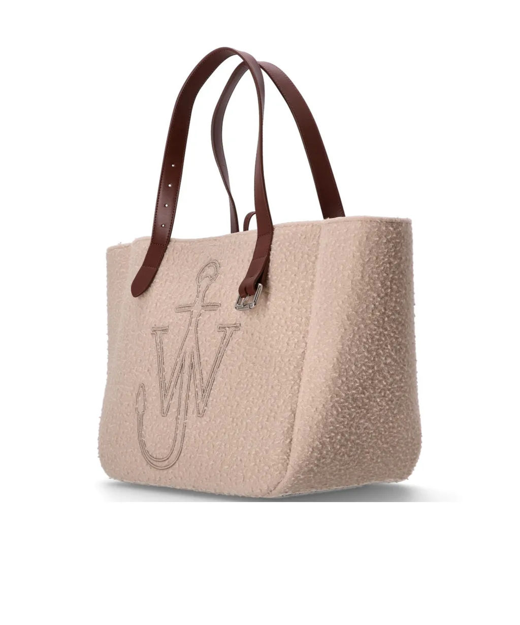 Logo Embroidered Shopper Bag