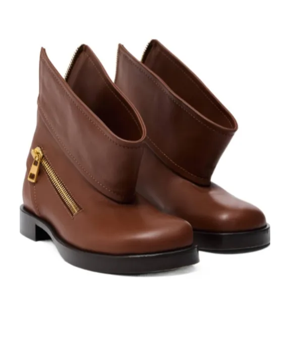 Biker Boot - Leather Ankle Boot
