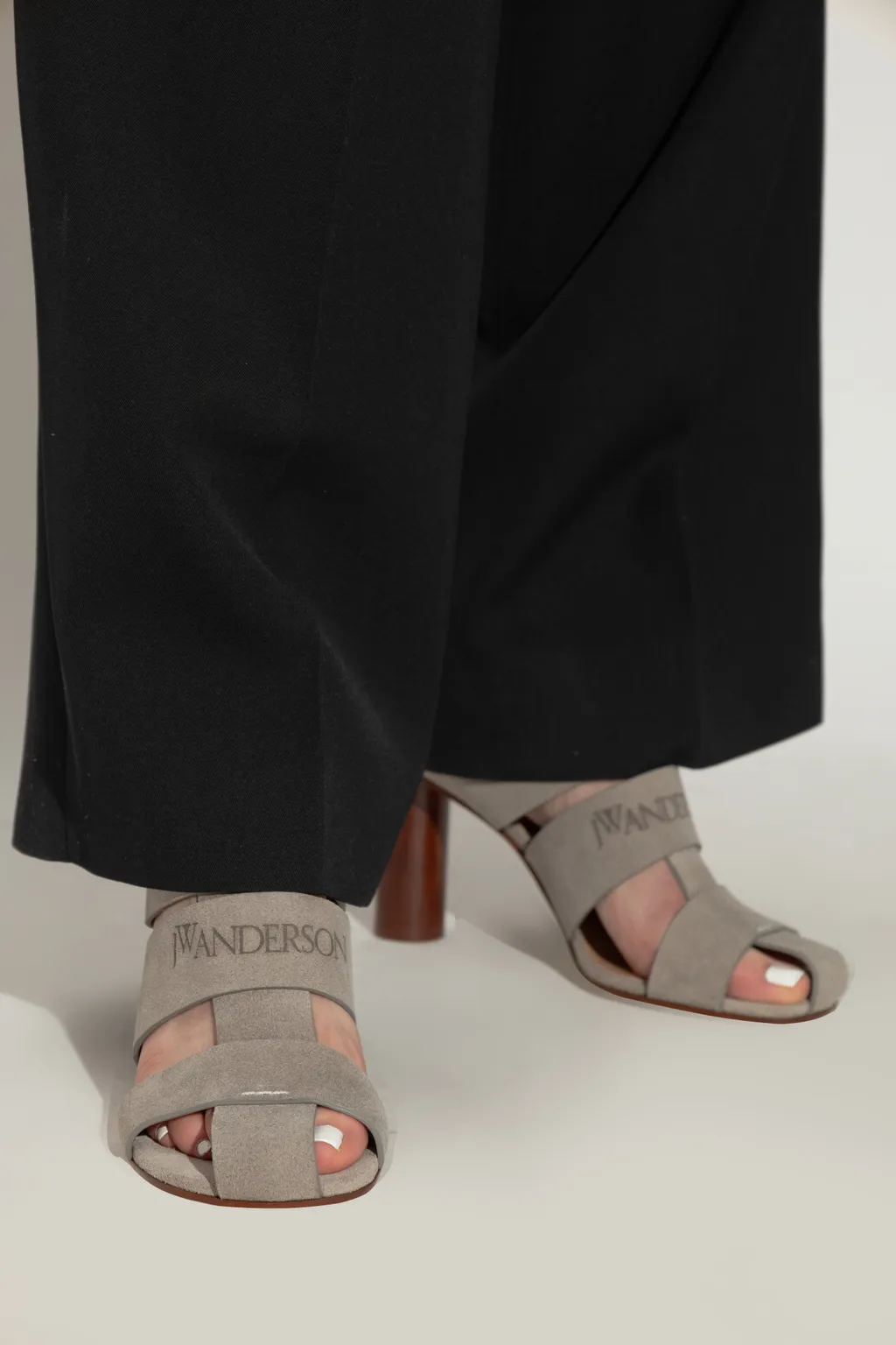 Round Toe High Heel Sandals