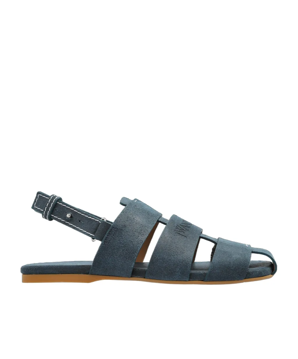 Round Toe Flat Sandals