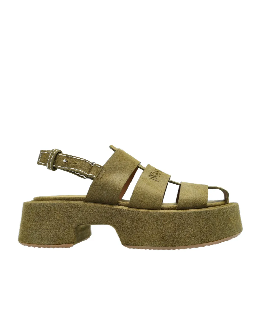 Round Toe Flat Sandals