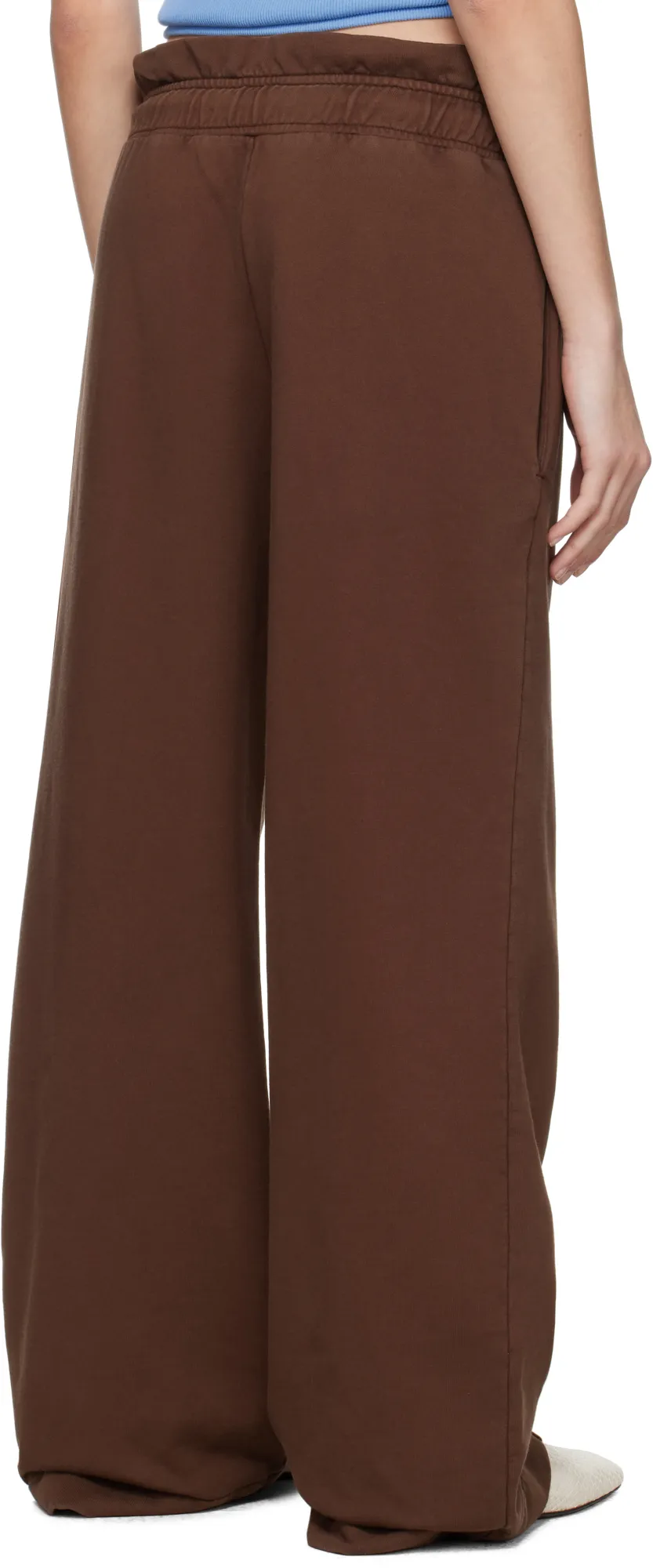 Gathered-Waist Track Pants