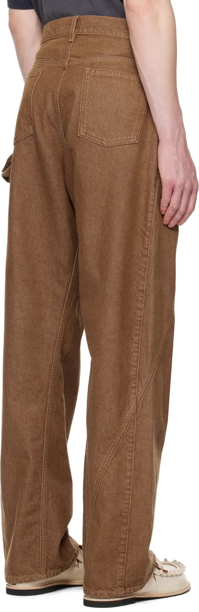 Logo Patch Twisted Workwear Jeans