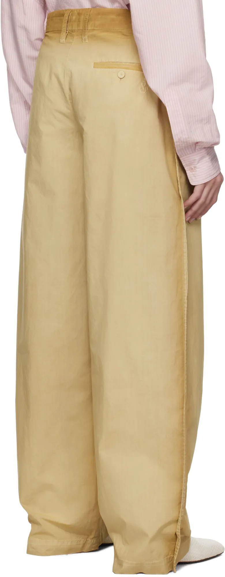 Ombré-Effect Wide Leg Trousers