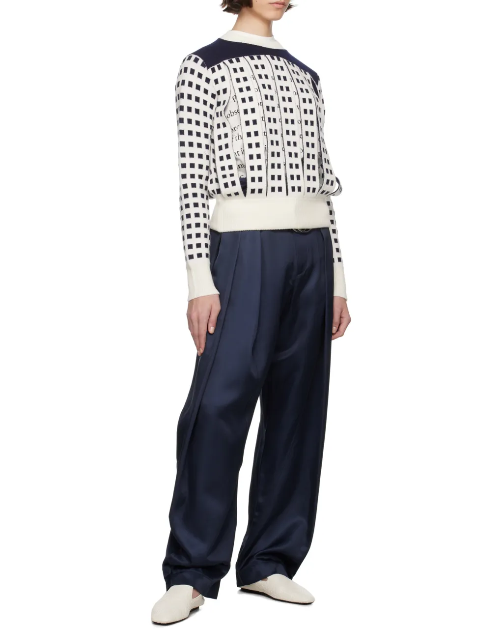 Pleated D-Ring Trousers