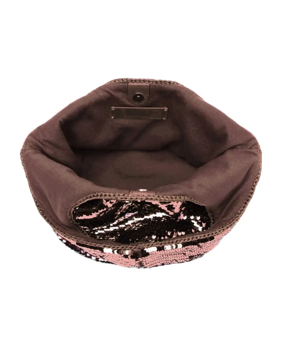 Sequin Embellished Small Tote Bag
